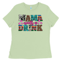 Matcha western mama needs a drink Ladies Tee - Artiststas