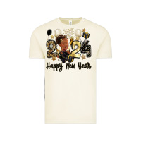 Vintage Arctic 2024 happy new year black woman Vintage Tee - MaliasSmallBusiness