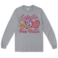 Heather Grey cafecito y pan dulce Long Sleeve Tee - Artiststas