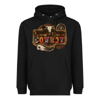 Black simmer down cowboy olivia Heavyweight Hoodie - OliviaCreatesArt