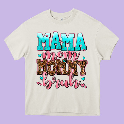 Mama Mom Mommy Bruh Heavy Core Tee Designed By Adodesignshop