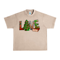 French Oak Love Christmas tree cake Urban Heavy Tee - NancyCooperArtShop
