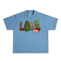 Pebble Blue Love Christmas tree cake Urban Heavy Tee - NancyCooperArtShop