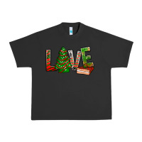 Pigment Black Love Christmas tree cake Urban Heavy Tee - NancyCooperArtShop