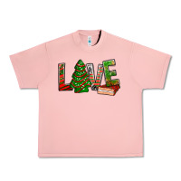 Salmon Love Christmas tree cake Urban Heavy Tee - NancyCooperArtShop