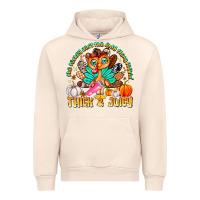 Sandshell The Turkey Ain’t The Only Thing Lookin Thick & J Urban Hoodie - CowhideDigitalArt