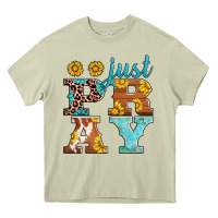 Mossy just pray western sunflowers Heavy Core Tee - AdoDesignShop