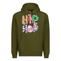 Army Green Hop hop Easter gnomies Easter Day Premium Hoodie - CowGirlArtShop