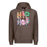 Coffee Hop hop Easter gnomies Easter Day Premium Hoodie - CowGirlArtShop