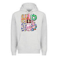 Dove Grey Hop hop Easter gnomies Easter Day Premium Hoodie - CowGirlArtShop