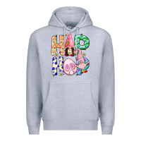 Heather Grey Hop hop Easter gnomies Easter Day Premium Hoodie - CowGirlArtShop