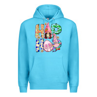 Ocean Blue Hop hop Easter gnomies Easter Day Premium Hoodie - CowGirlArtShop