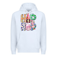 White Hop hop Easter gnomies Easter Day Premium Hoodie - CowGirlArtShop