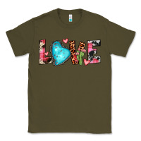 Army Green gemstone love Classic Tee - JahusDesignShop