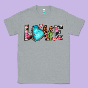 Gemstone Love Classic Tee Designed By Jahusdesignshop