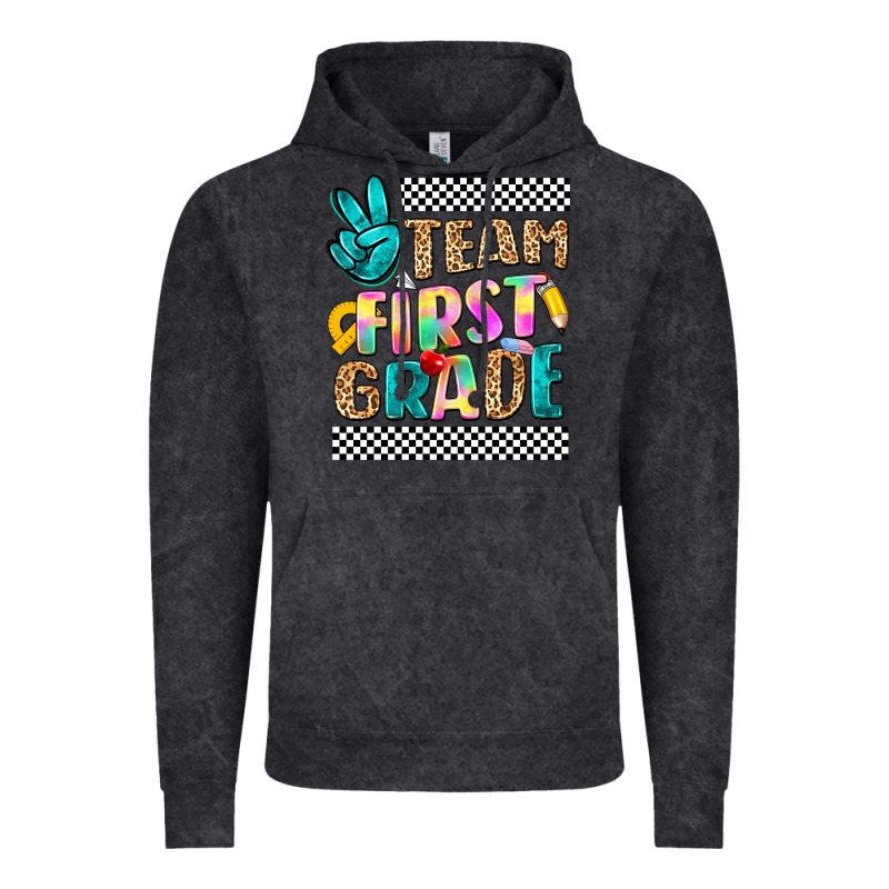 Team First Grade Vintage Hoodie by NancyCooperArtShop | Teevron