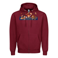 Burgundy wizard kids Zipper Hoodie - TumblerDesignByShophia