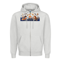 Dove Grey wizard kids Zipper Hoodie - TumblerDesignByShophia