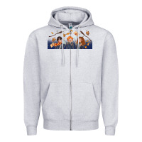 Heather Grey wizard kids Zipper Hoodie - TumblerDesignByShophia