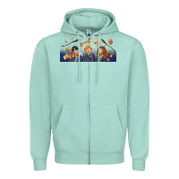 Seafoam wizard kids Zipper Hoodie - TumblerDesignByShophia