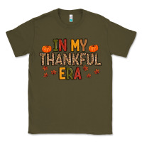 Army Green In My Thankful Era Classic Tee - MaliasSmallBusiness