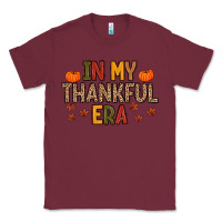 Burgundy In My Thankful Era Classic Tee - MaliasSmallBusiness