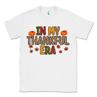 White In My Thankful Era Classic Tee - MaliasSmallBusiness