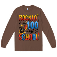 Chestnut rockin' 100 days of school Long Sleeve Tee - Artiststas