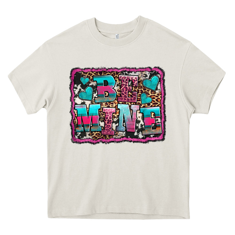 Be Mine Western Valentine's Day Heavy Core Tee by AdoDesignShop | Teevron