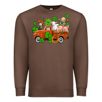 Chestnut St. Patrick's farm animals and truck Premium Sweatshirt - OliviaCreatesArt