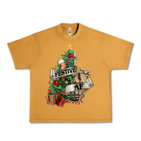Peanut Butter Festive af Christmas middle finger Urban Heavy Tee - NancyCooperArtShop