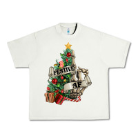 Pistachio Festive af Christmas middle finger Urban Heavy Tee - NancyCooperArtShop