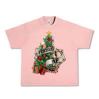Salmon Festive af Christmas middle finger Urban Heavy Tee - NancyCooperArtShop