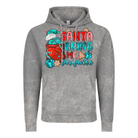 Cloud Rock santa bring me turquoise Vintage Hoodie - MaliasSmallBusiness
