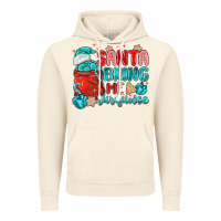 Vintage Artic santa bring me turquoise Vintage Hoodie - MaliasSmallBusiness