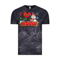 Cloud Black i love being a nanny Vintage Tee - MaliasSmallBusiness