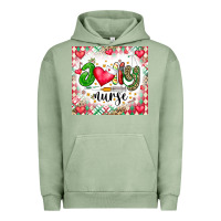 Pigment Oil Green Joly Nurse Urban Hoodie - CowhideDigitalArt
