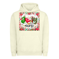 Pigment Pistachio Joly Nurse Urban Hoodie - CowhideDigitalArt