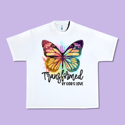 Transformed By God's Love Urban Heavy Tee Designed By Jahusdesignshop