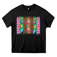 Easter Leopard Egg Bunny Brush Stroke Heavy Core Tee | Teevron