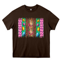 Chocolate Brown easter leopard egg bunny brush stroke Heavy Core Tee - Artiststas