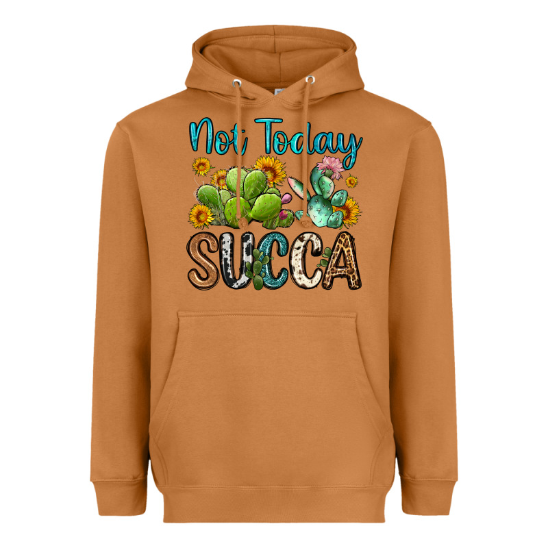 Not Today Succa Heavyweight Hoodie by OliviaCreatesArt | Teevron