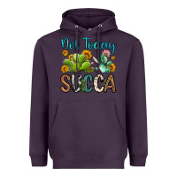 Plum not today succa Heavyweight Hoodie - OliviaCreatesArt