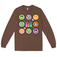 Chestnut easter day smiley faces Long Sleeve Tee - Artiststas