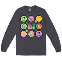 Smoke easter day smiley faces Long Sleeve Tee - Artiststas