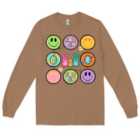 Toasted Coconut easter day smiley faces Long Sleeve Tee - Artiststas