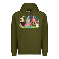 Army Green Easter gnomes Easter Day Premium Hoodie - CowGirlArtShop