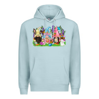 Blue Mist Easter gnomes Easter Day Premium Hoodie - CowGirlArtShop