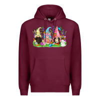 Burgundy Easter gnomes Easter Day Premium Hoodie - CowGirlArtShop