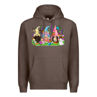 Coffee Easter gnomes Easter Day Premium Hoodie - CowGirlArtShop